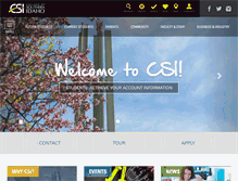 Tablet Screenshot of csi.edu